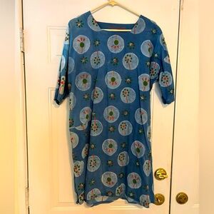 Gudrun Sjoden Blue Floral Tunic